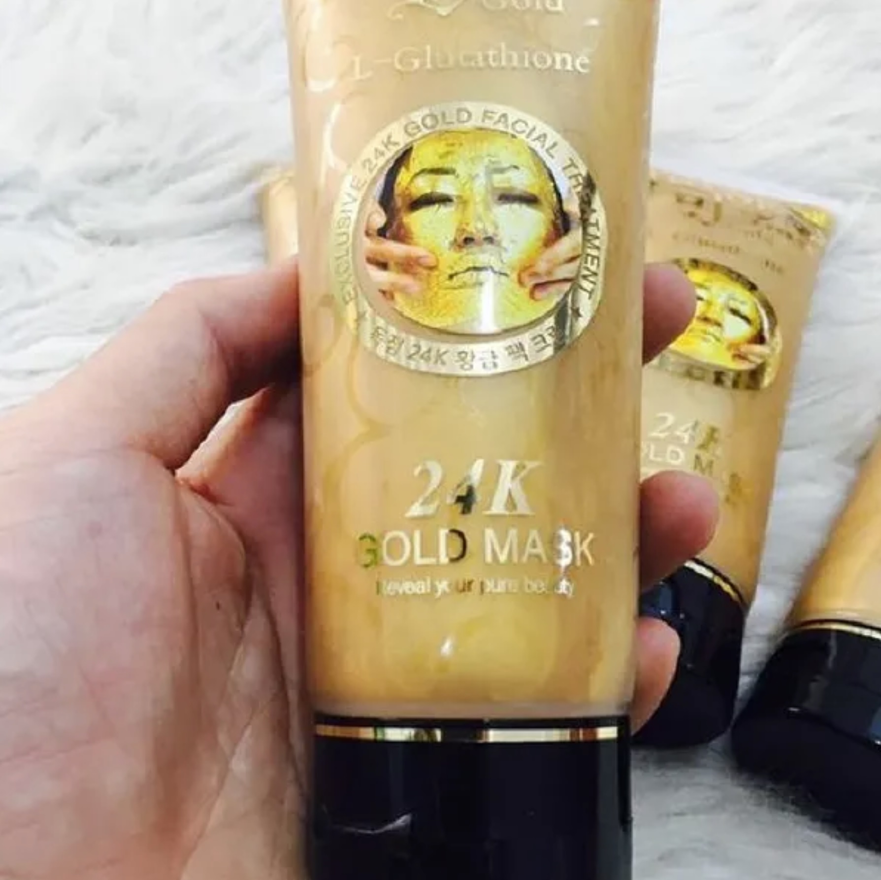 Gel lột mặt nạ vàng 24k l- glutathione hàn quốc 220ml