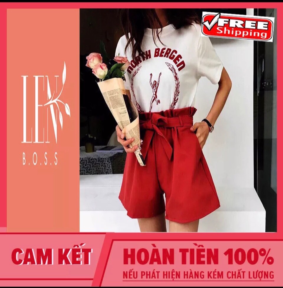 QUẦN SHORT KATE CỘT NƠ THỜI TRANG  (CÓ SAI ĐẠI)