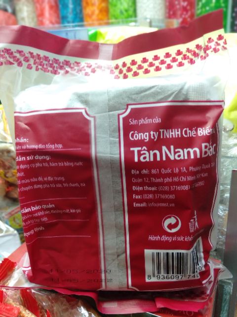 TRÀ ĐÀO TÚI LỌC TÂN NAM BẮC { 200G}