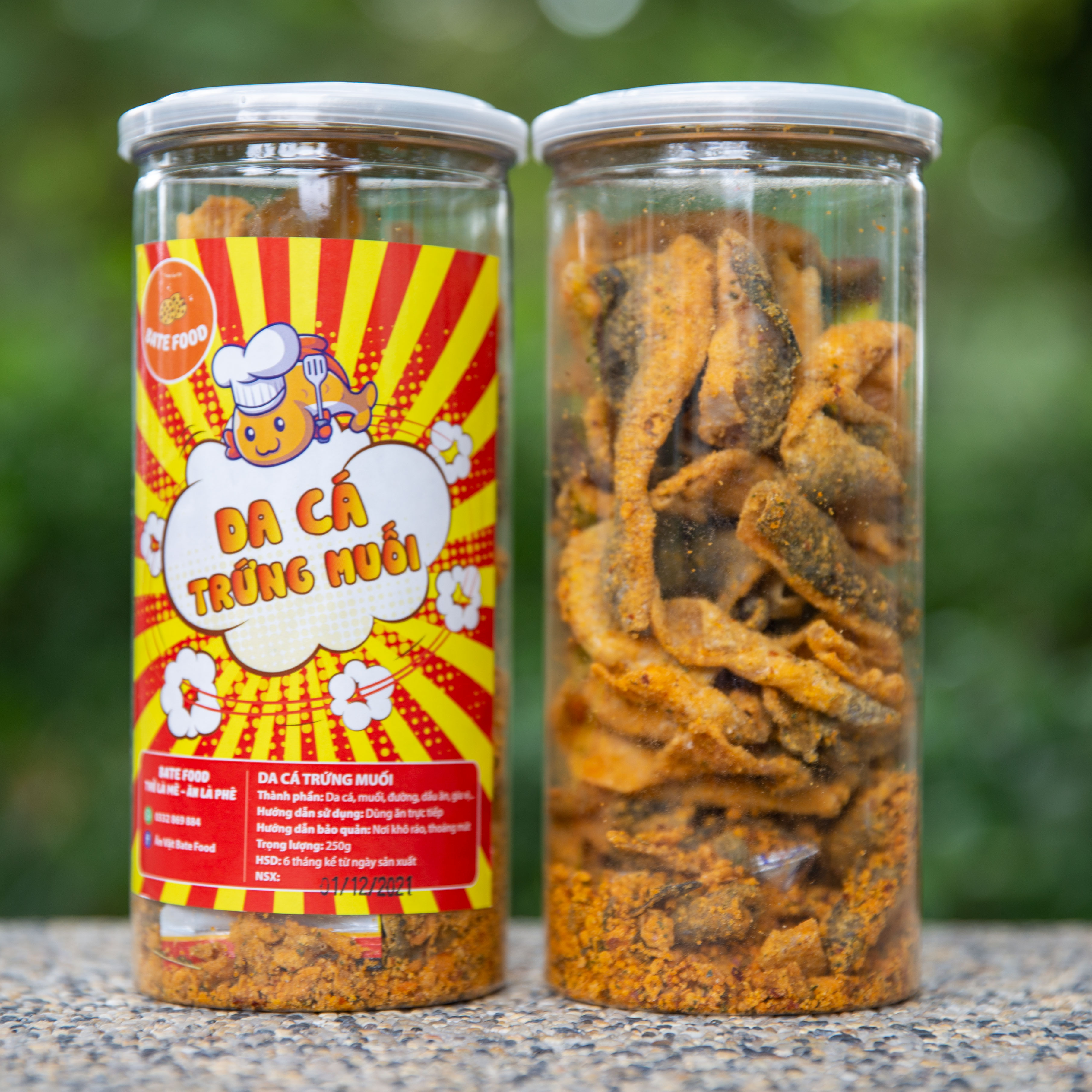 Da Cá Trứng Muối 250g Siêu Ngon Đồ ăn vặt