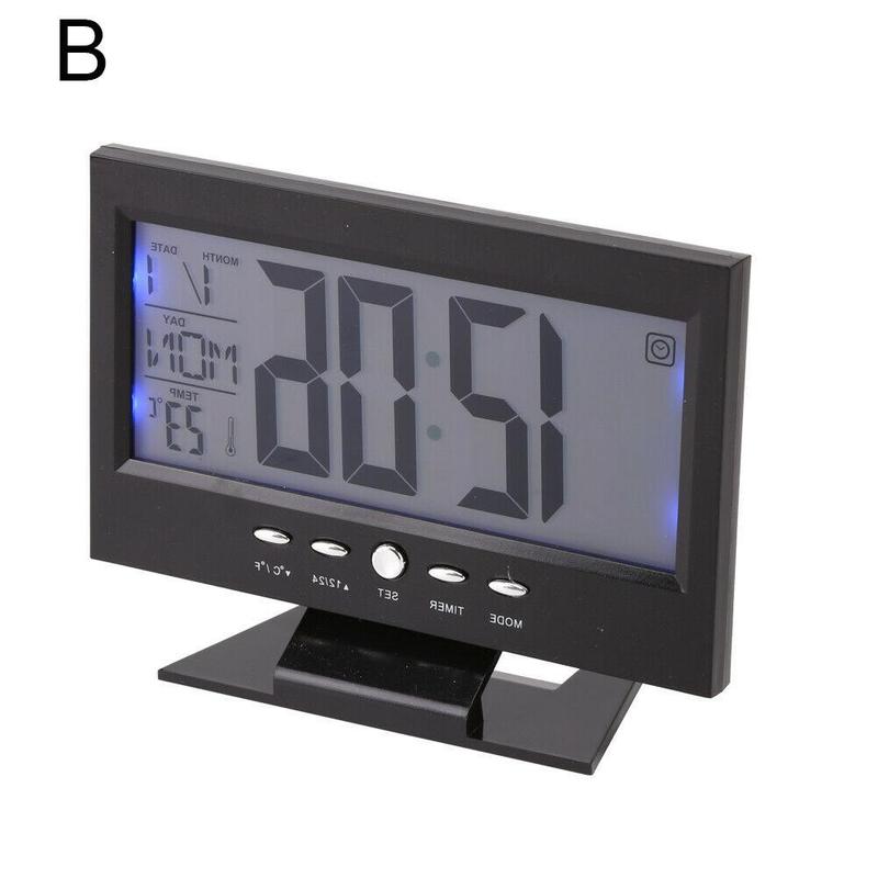 MIỄN PHÍ VẬN CHUYỂN COD  Intelligent Digital Clock Weather Station Display Alarm Calendar Clock Function Wireless Temperature Humidity Meter
