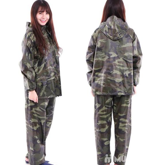 ÁO MƯA BỘ VẢI DÙ CAO CẤP NHIỀU MÀU_Áo mưa cao cấp Áo mưa dây kéo Bộ quần áo mưa Bộ dù đi mưa Áo mưa dù Áo mưa đi xe máy Áo mưa 1 người