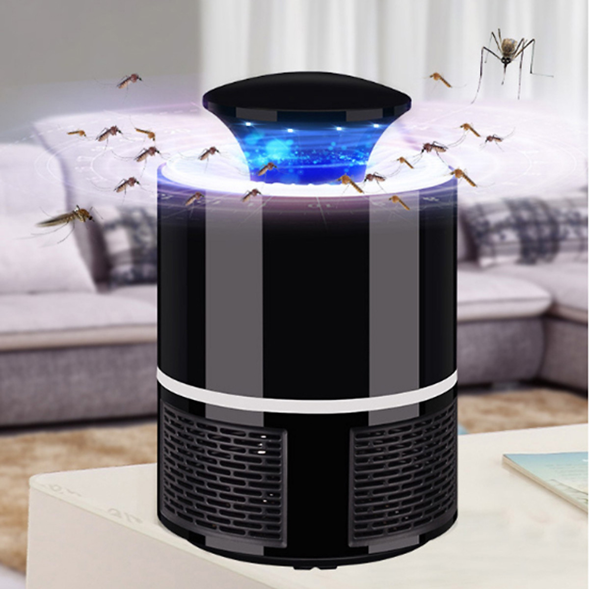 Máy bắt muỗi và diệt côn trùng nano wave 365 - đen
