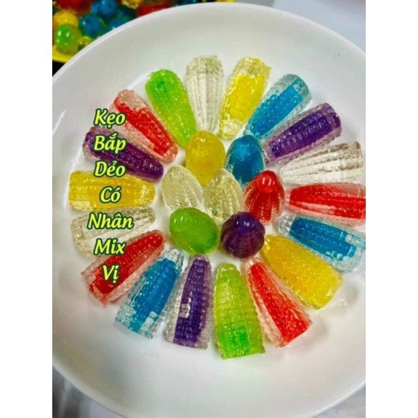 500gr Kẹo Ngô Dẻo Nhân Chảy Thơm ngon