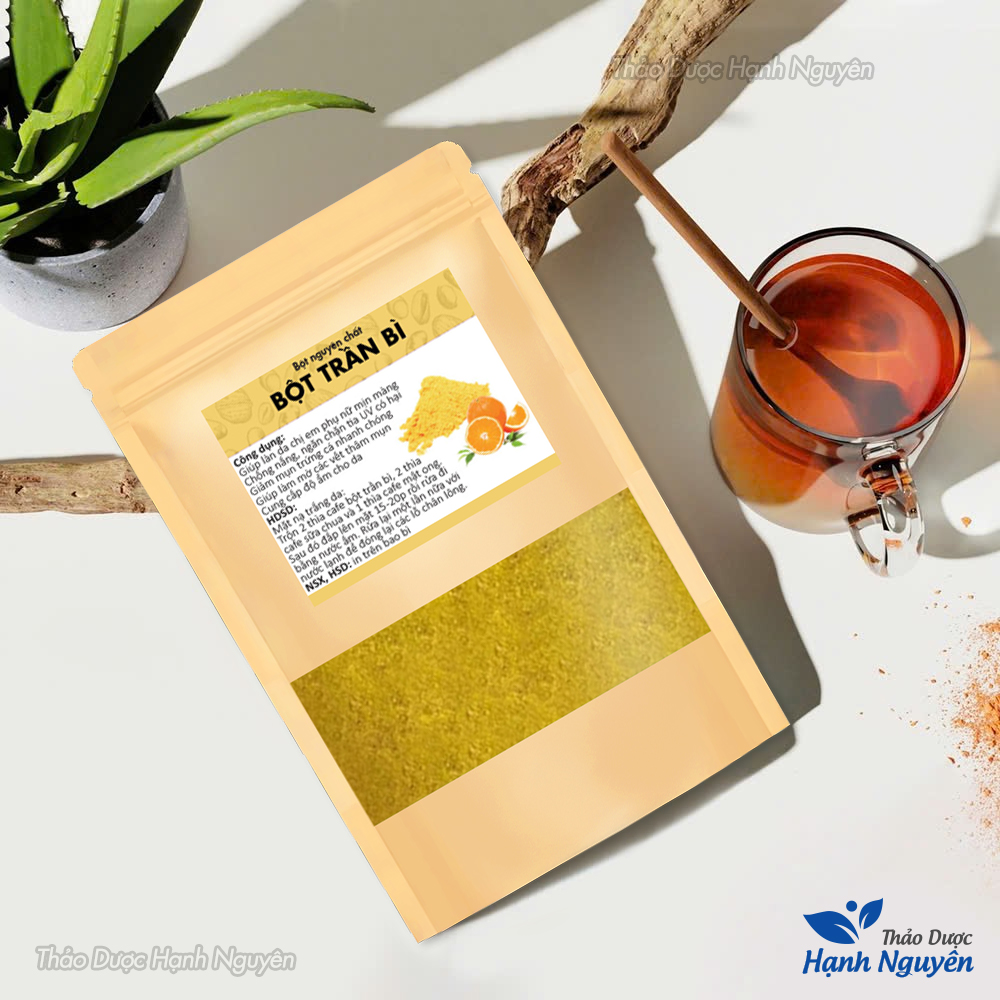 Bột trần bì 1kg, bột vỏ quýt, nguyên chất, đắp mặt nạ dưỡng da, mờ thâm, dưỡng trắng da