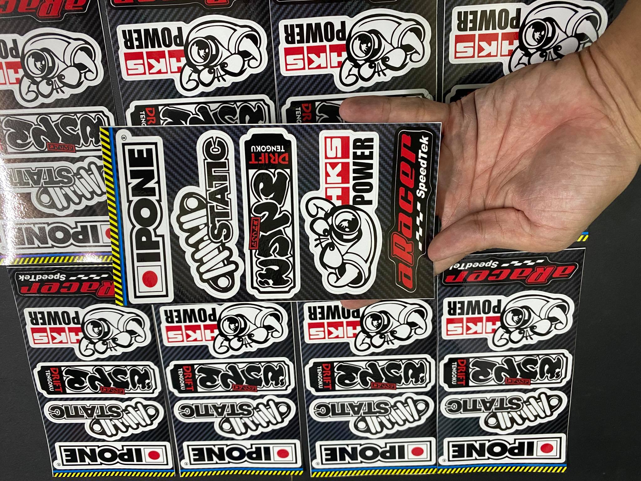 Stiker tấm chữ nhật ipone static