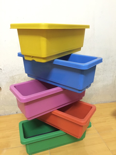 Combo 5 Chậu Thông Minh Dài 48cm Chậu Chữ Nhật