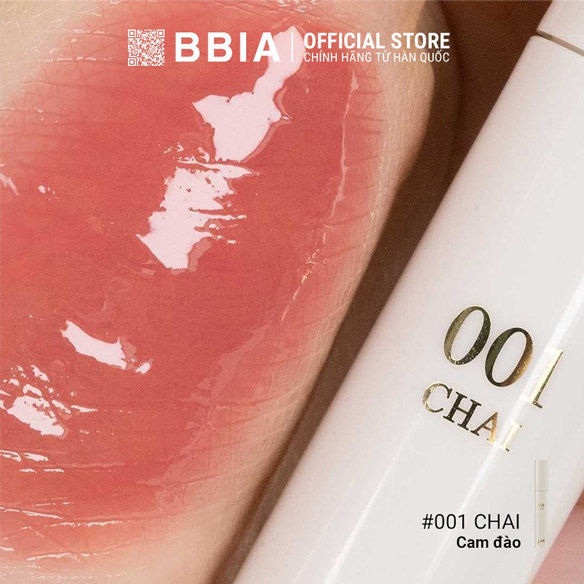 Son bóng BBIA Glow Lip Tint mềm mịn dưỡng ẩm căng mọng