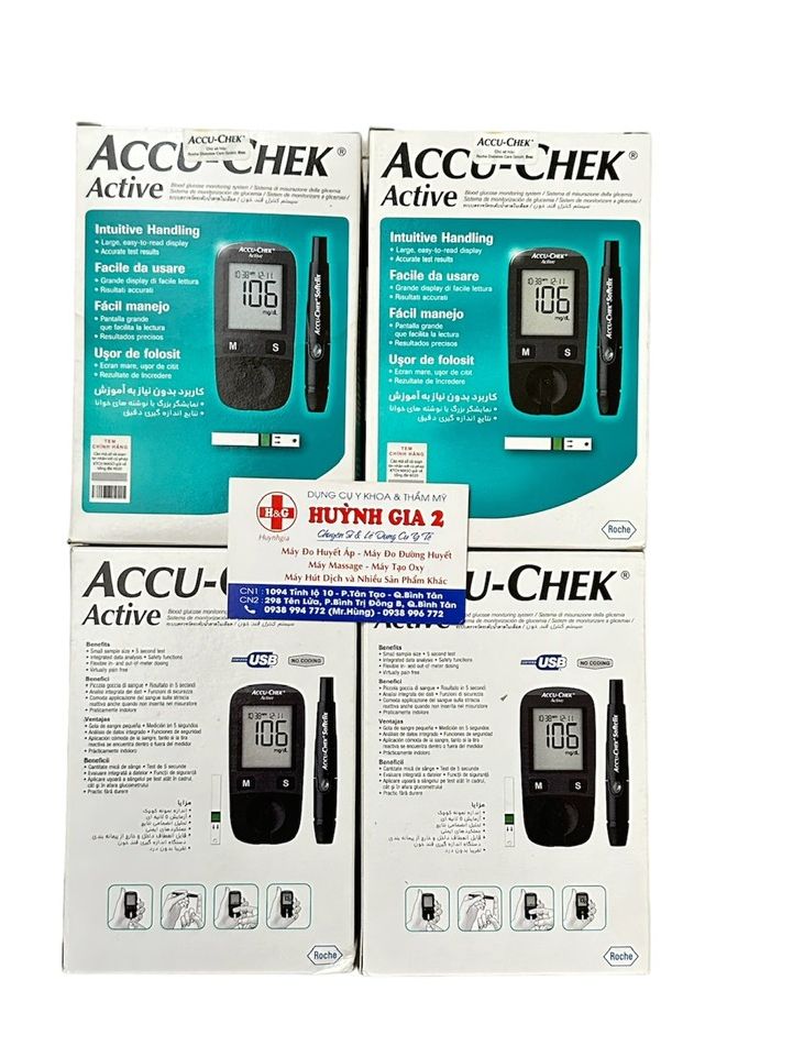 Máy thử đường huyết Accu Chek Active