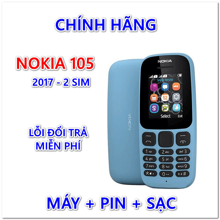 Điện thoại Nokia 105 (2017) 2 SIM