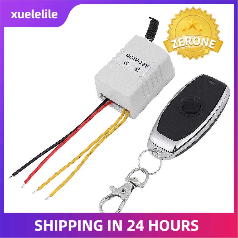 DC 4V 5V 6V 7.4V 9V 12V Wireless Relay Remote Control One Key Switch Receiver + Transmitter
