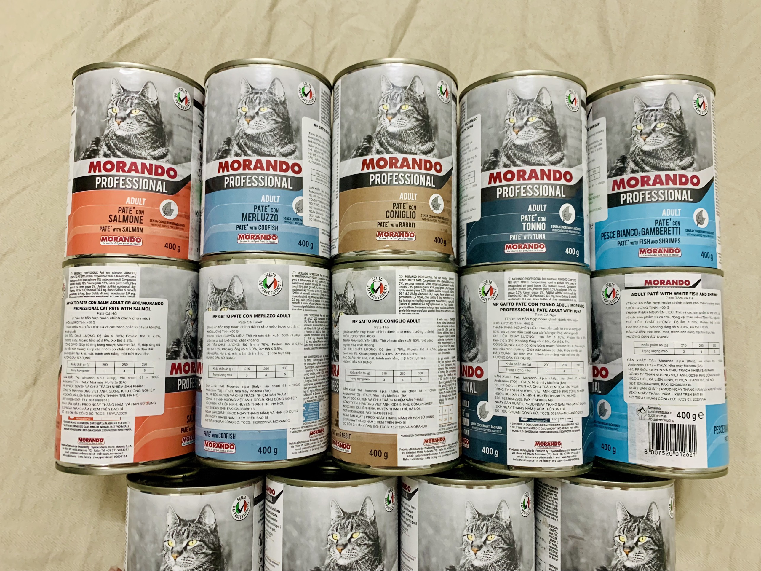 Pate Mèo Morando Miglior Gatto Lon 400g Từ Ý
