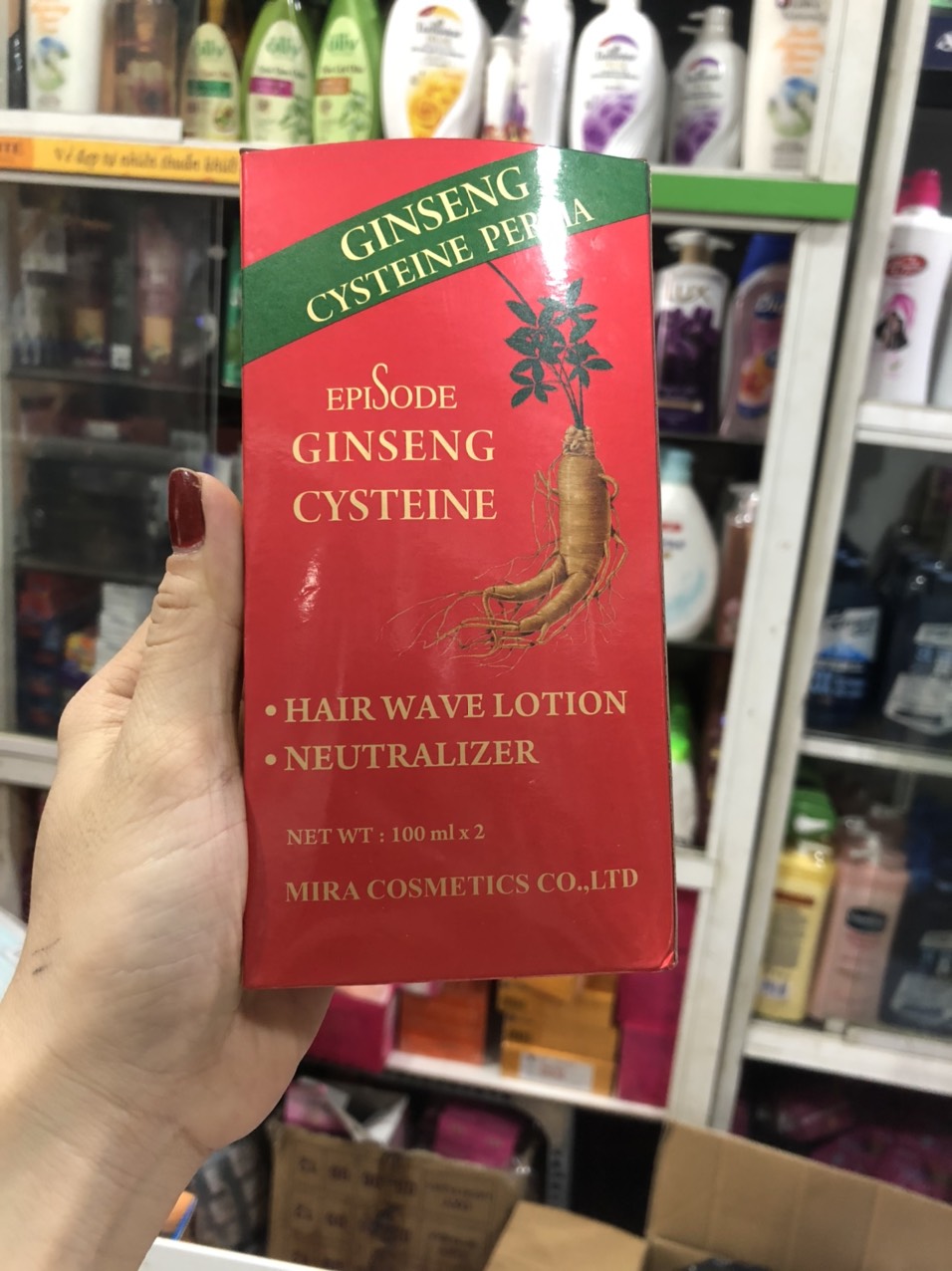 Uốn Tóc Nhân Sâm Gingsen MIRA (100ml x2 )
