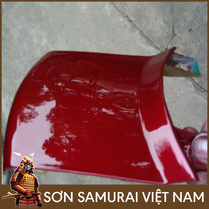 Sơn samurai đỏ candy - Chai sơn màu đó h138 sơn xịt samurai