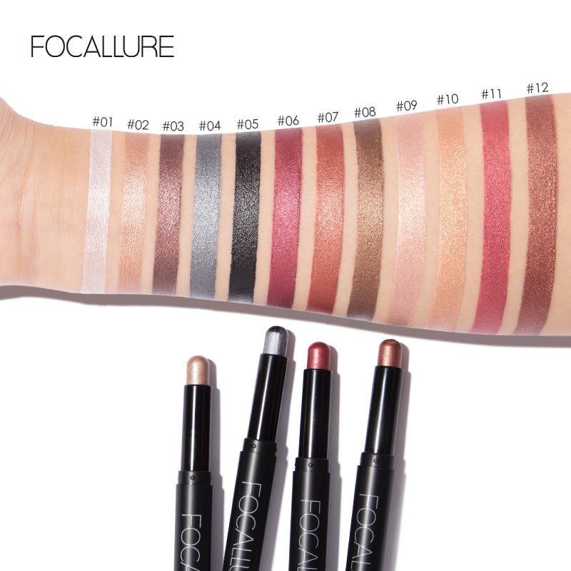 FOCALLURE Chì kẻ mắt cao cấp có 12 màu - INTL