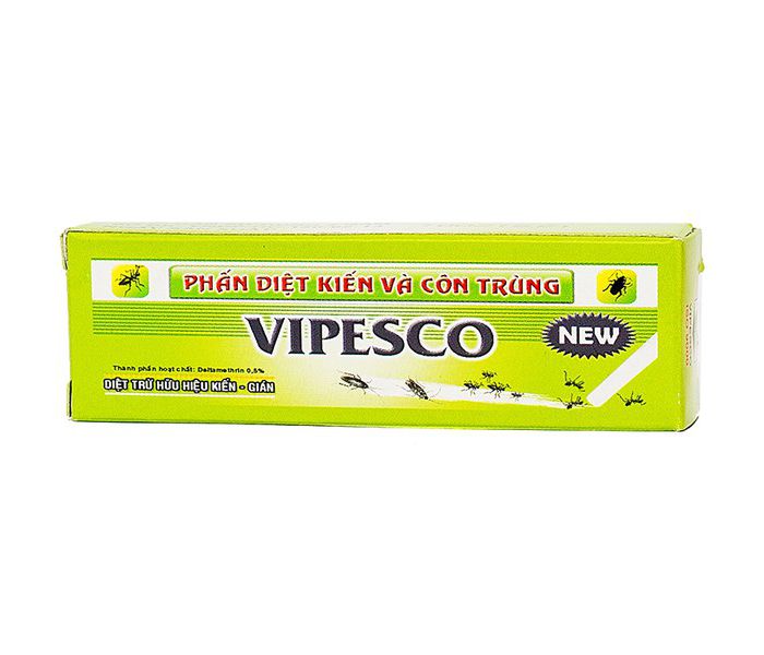 Phấn diệt kiến và côn trùng VIPESCO - phấn vẽ kiến (hộp 2 cây)
