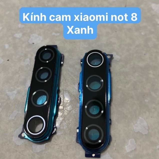 Bộ kính camera xiaomi redmi note 8 / gồm kính và vành
