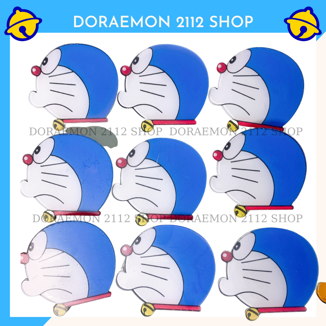 Huy hiệu Doraemon cài áo - trang trí balo