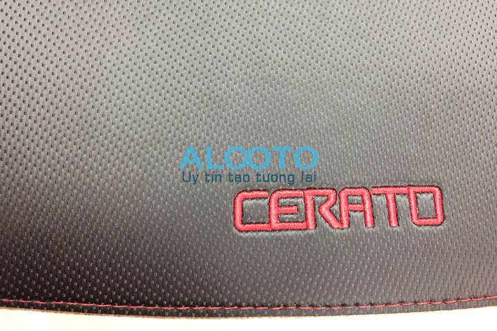 Thảm da taplo kia cerato 2016-2018 vân carbon cao cấp