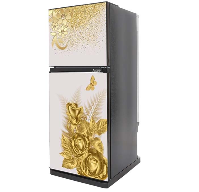 [HCM]Decal dán trang trí tủ lạnh - Hoa Vàng Đồng - Chất liệu cao cấp