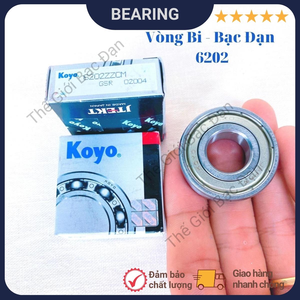 Vòng bi bạc đạn 6202 ZZCM KOYO -Thế Giới Bạc Đạn