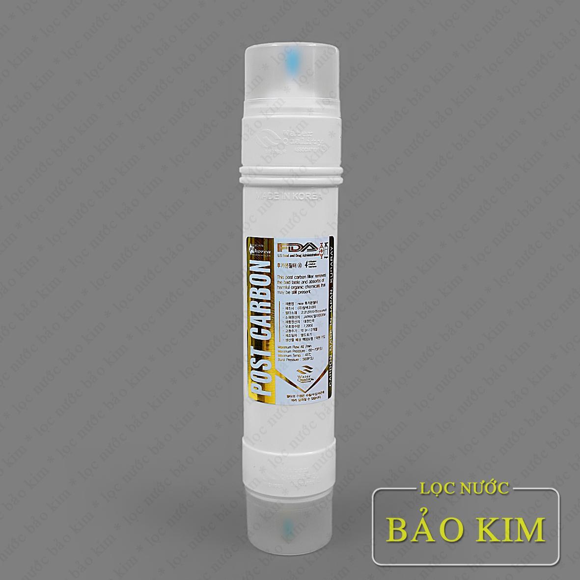 [HCM]Lõi lọc nước POST CARBON Hàn Quốc Type I & U – (Trụ lọc số 5)