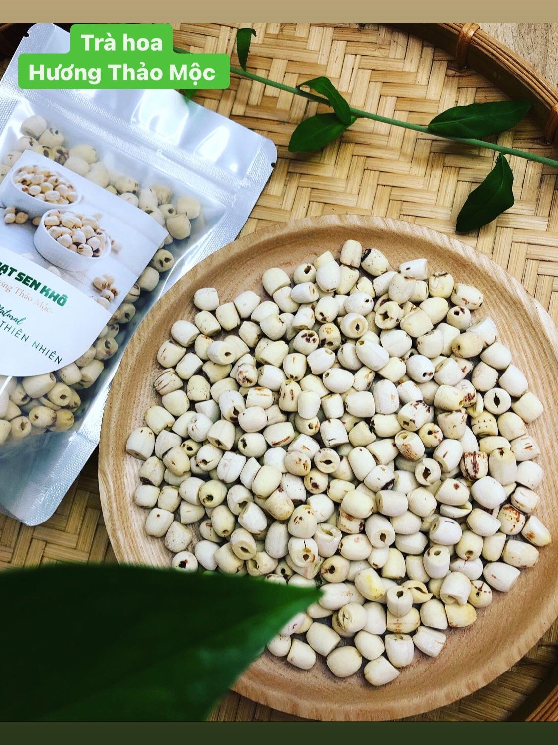 Hạt Sen khô Đồng Tháp - Trà Hoa Natural Thảo Mộc