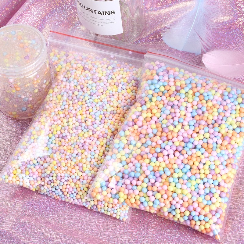 Hạt Xốp Mini Pastel / Hạt PomPom Nhiều Màu Sắc Trang Trí