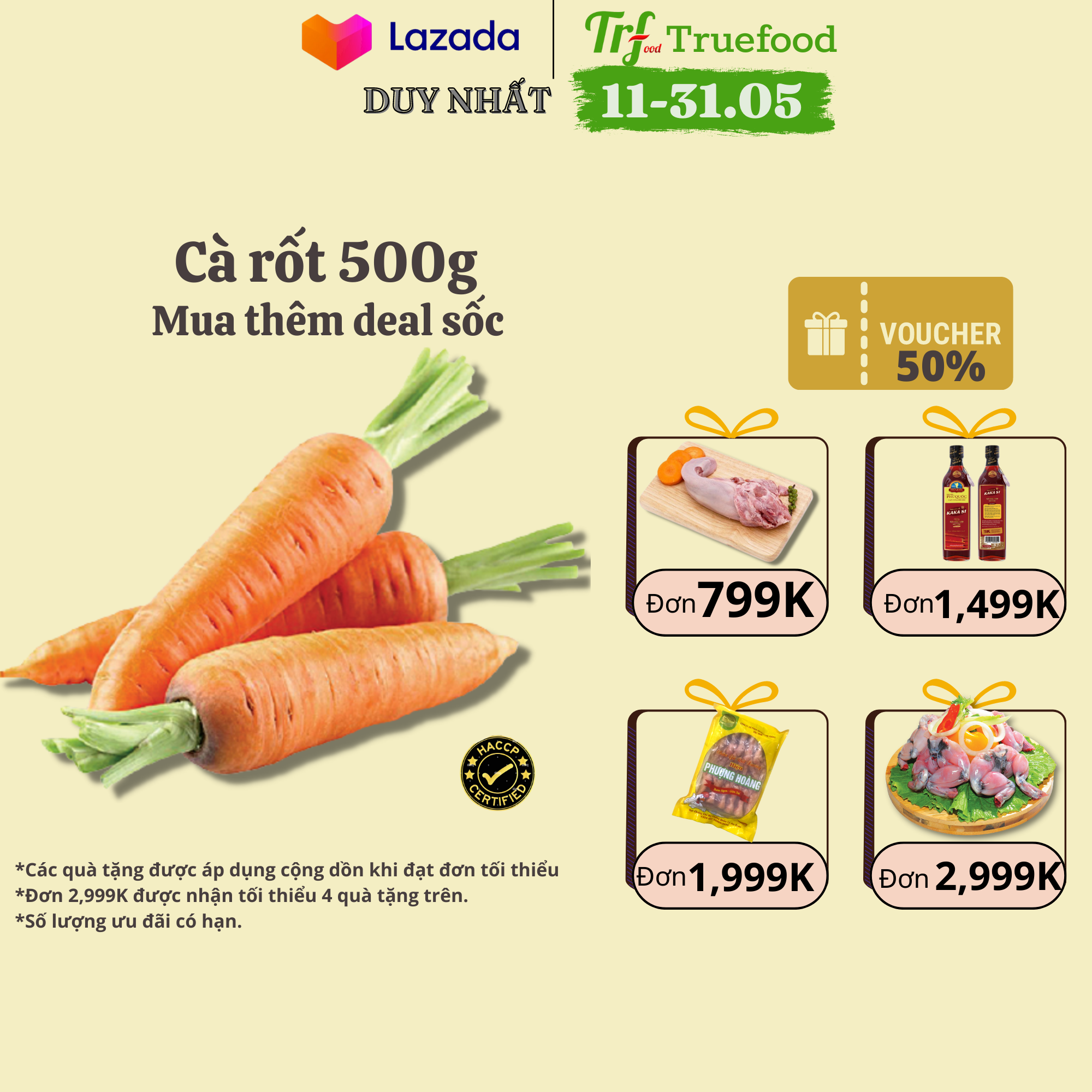 Cà rốt - 500g [Giao hỏa tốc HN]