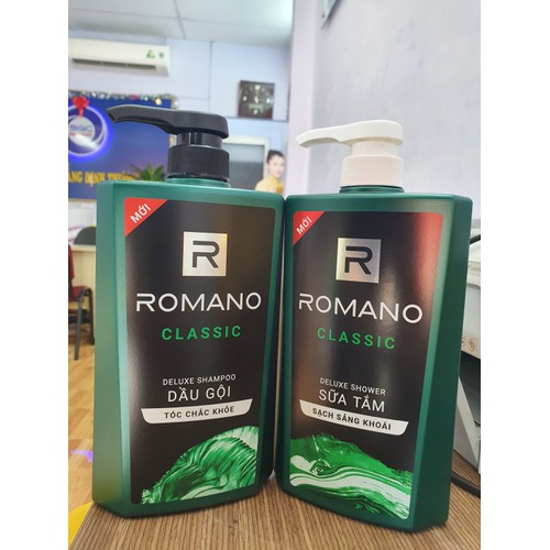 [HCM]Dầu Gội Romano Classic 650g