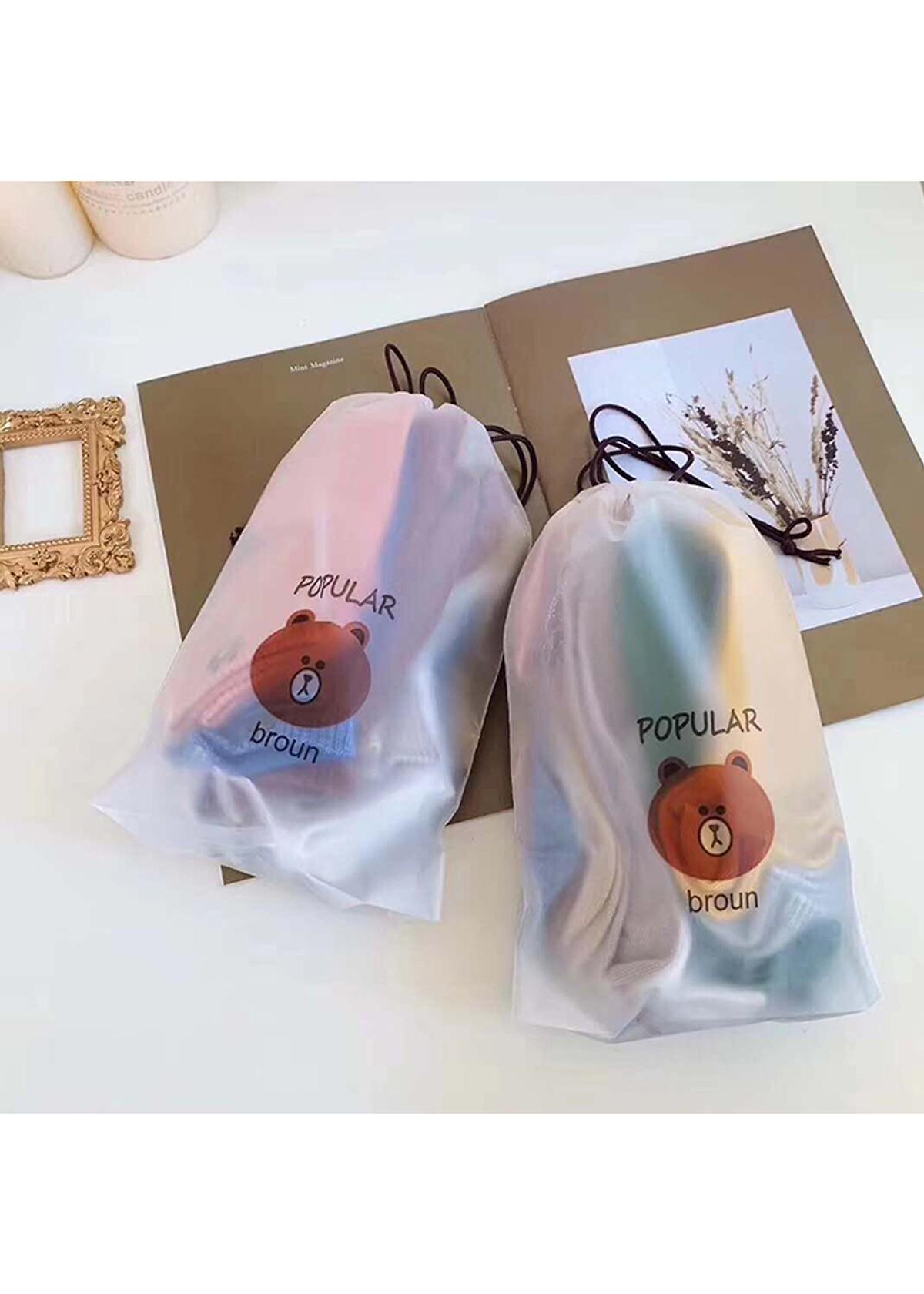 Bộ 10 đôi tất túi gấu ngắn cổ