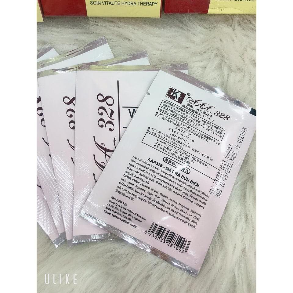 Mặt nạ bùn biển AAA 328 hộp 10 bịch
