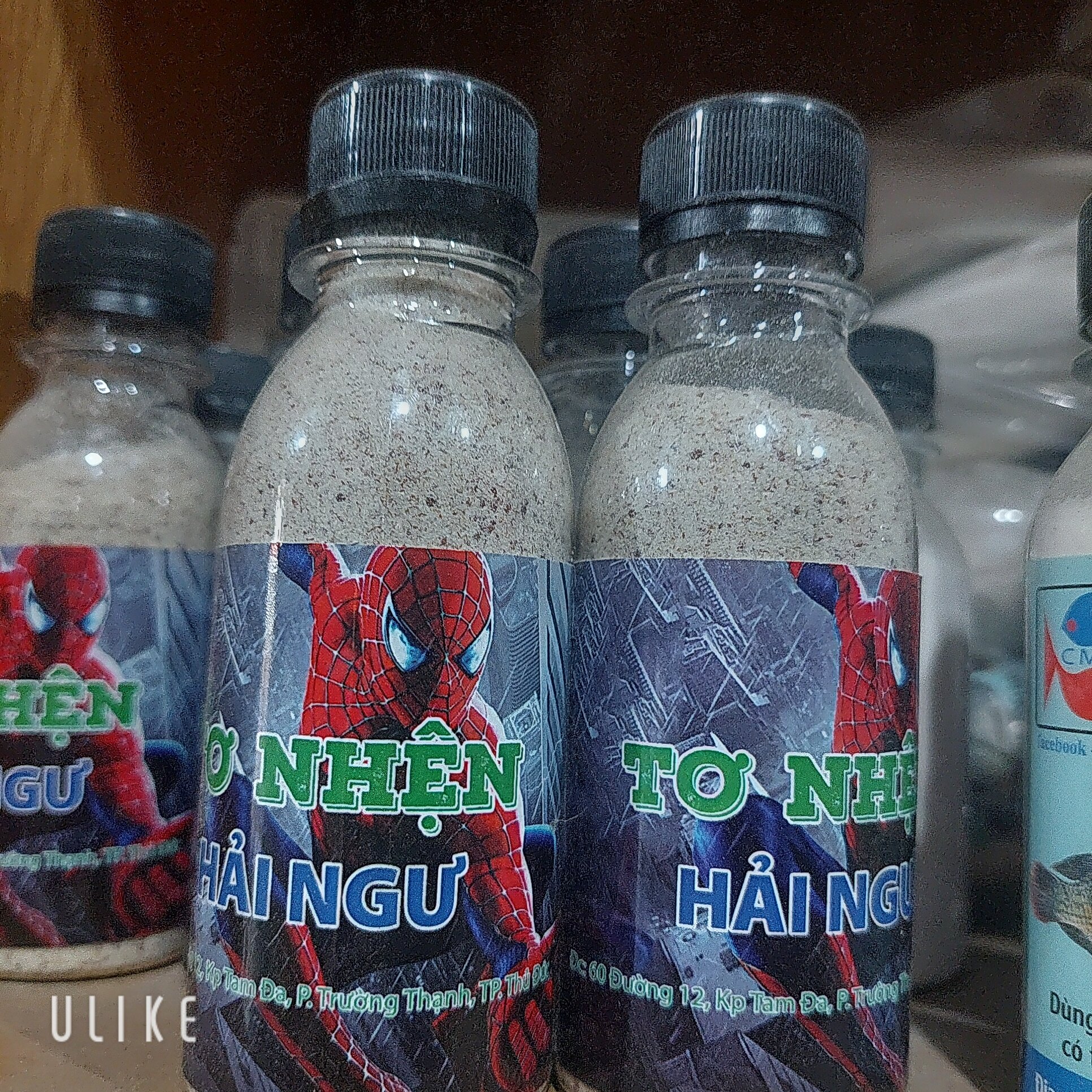 Bột tơ nhện chai nhỏ.