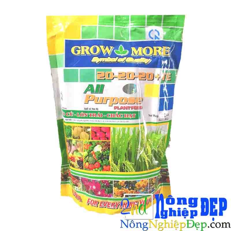 PHÂN BÓN LÁ 20-20-20 GROWMORE -100g