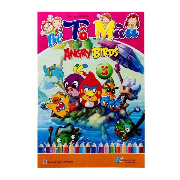 Sách - bé tô màu angry birds - 8935072920364