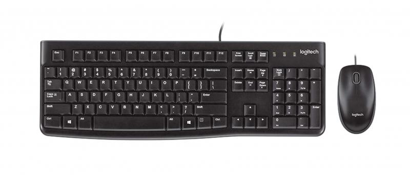 Bộ bàn phím và chuột có dây Logitech MK120
