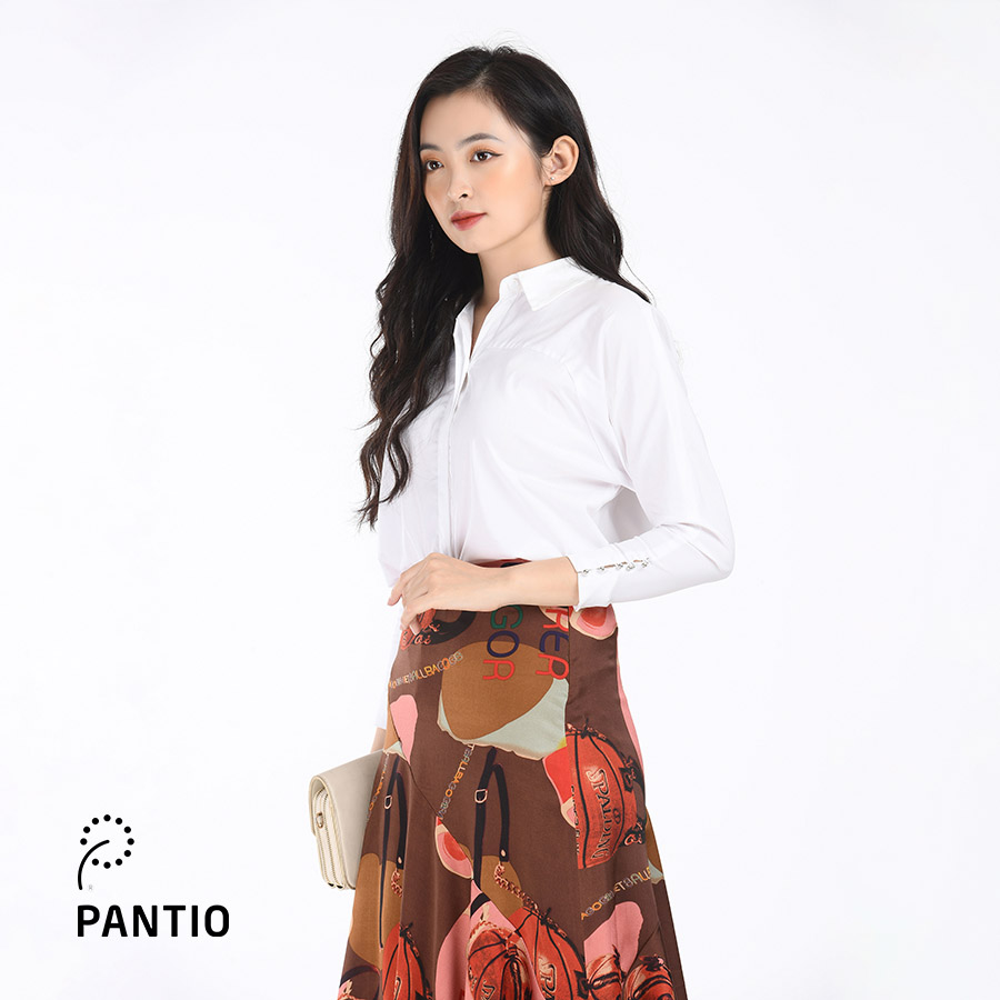FJD9715 - Chân váy dài chất voan nhẹ thời trang
