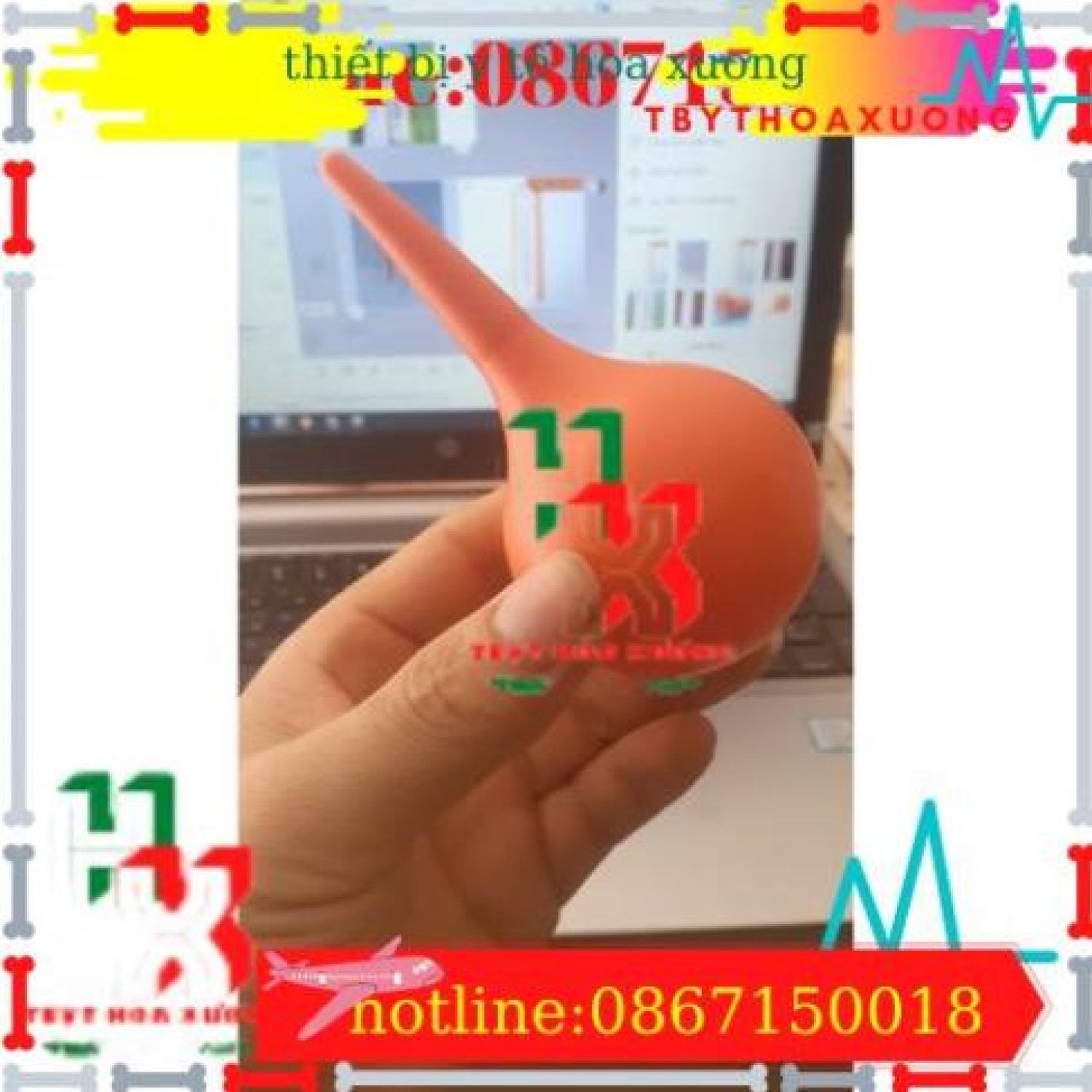 Quả Bóp Cao Su 90ml - Quả Bóp Đuôi Chuột 90ml
