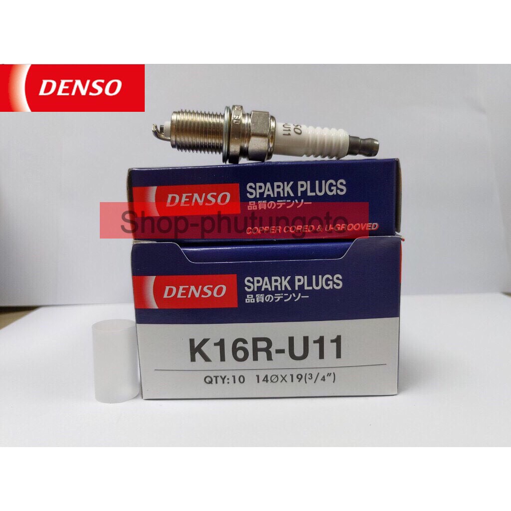 Bugi Denso K16R-U11 chính hãng (Bộ 4 bugi)