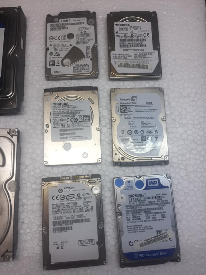 Ổ cứng HDD Laptop 1T chuẩn SATA - 6 ổ đĩa khác nhau