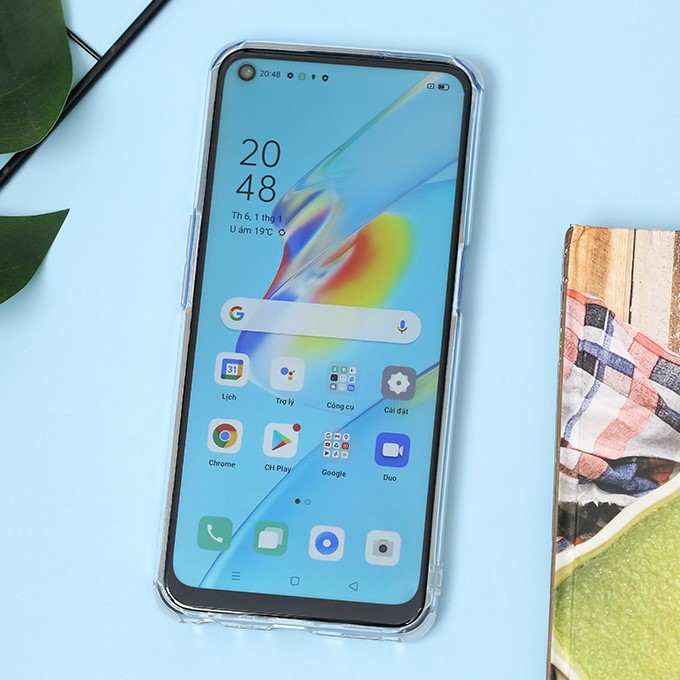Ốp dẻo trong suốt cho Oppo A54 4G (Hàng loại A)