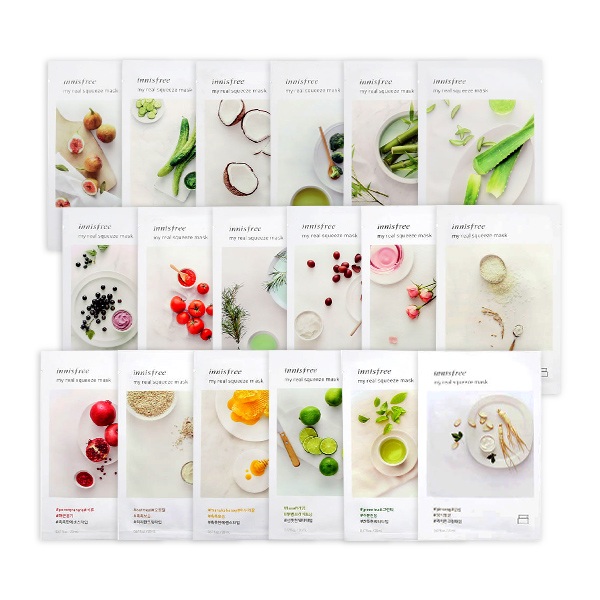 COMBO 10 MIENG MẶT NẠ GIẤY INNISFREE