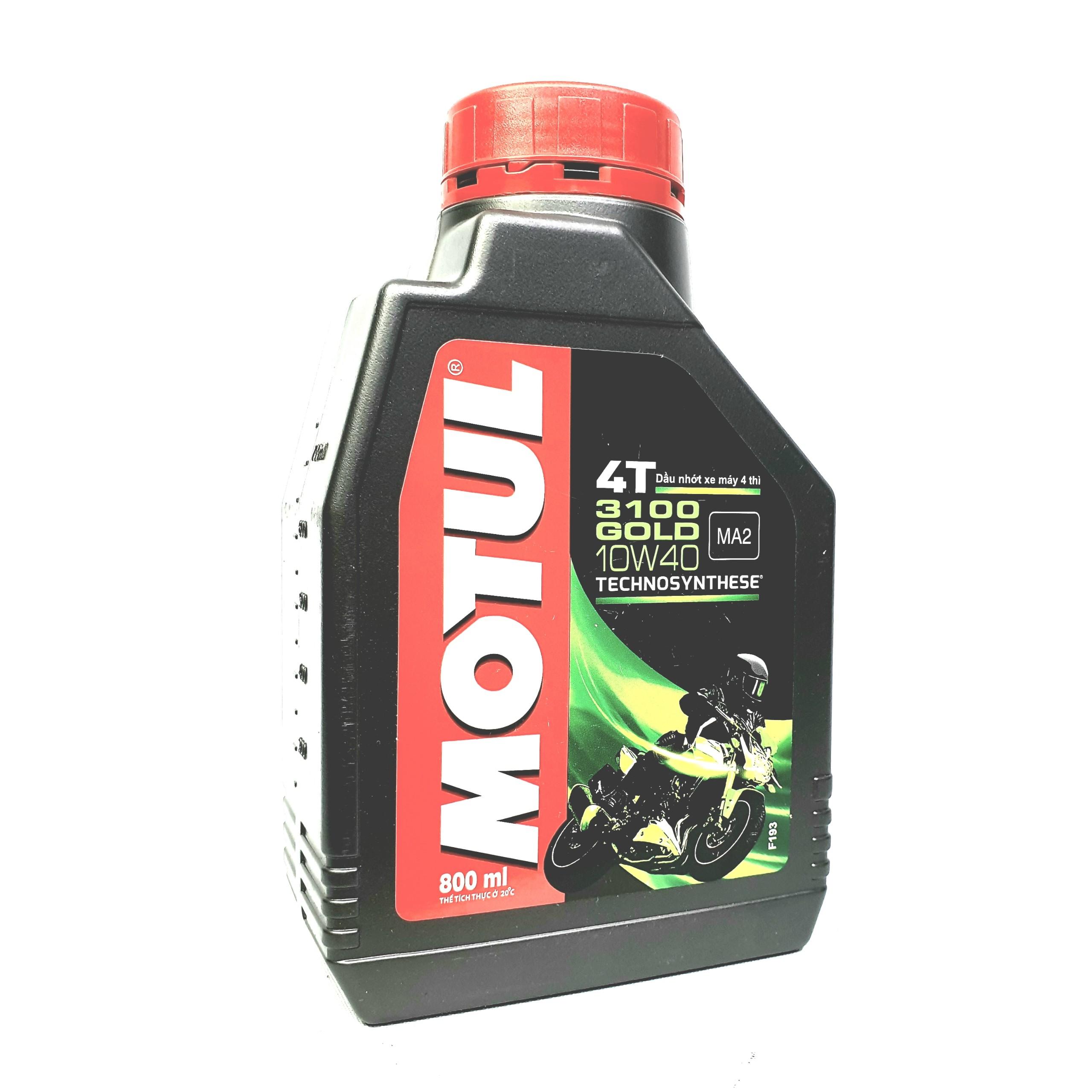 Motul 4t 3100 gold 10w40 800ml nhớt bán tổng hợp
