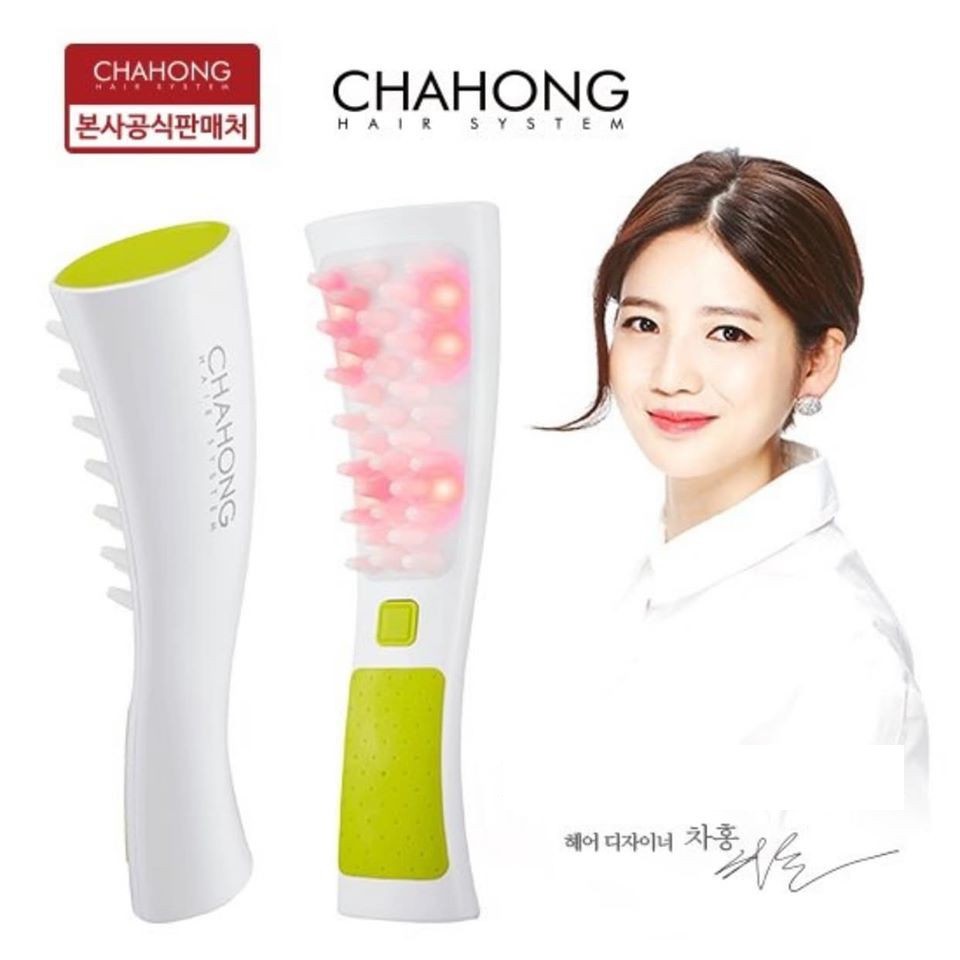 [HCM]Lược gội đầu massage Chahong Scalp Led Wave sonic