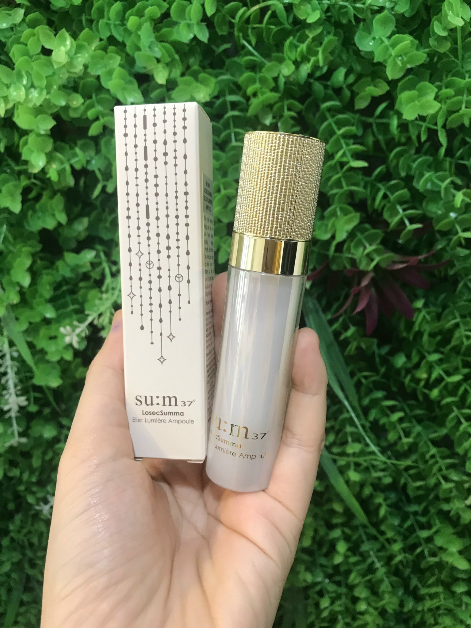 Tinh chất dưỡng trắng hồng sau 4 tuần Su:m37 Losec Summa Elixir Lumiere Ampoule 10ml
