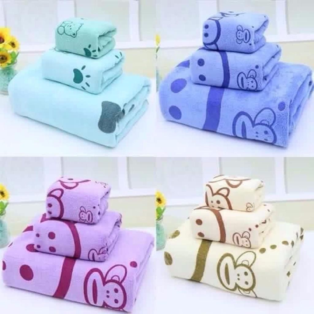 Sét 3 khăn thái lan loại 1m dày đẹp