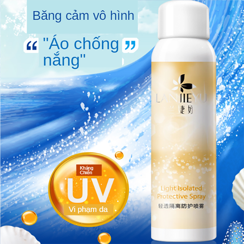 Xịt chống nắng nâng tông da 150ml