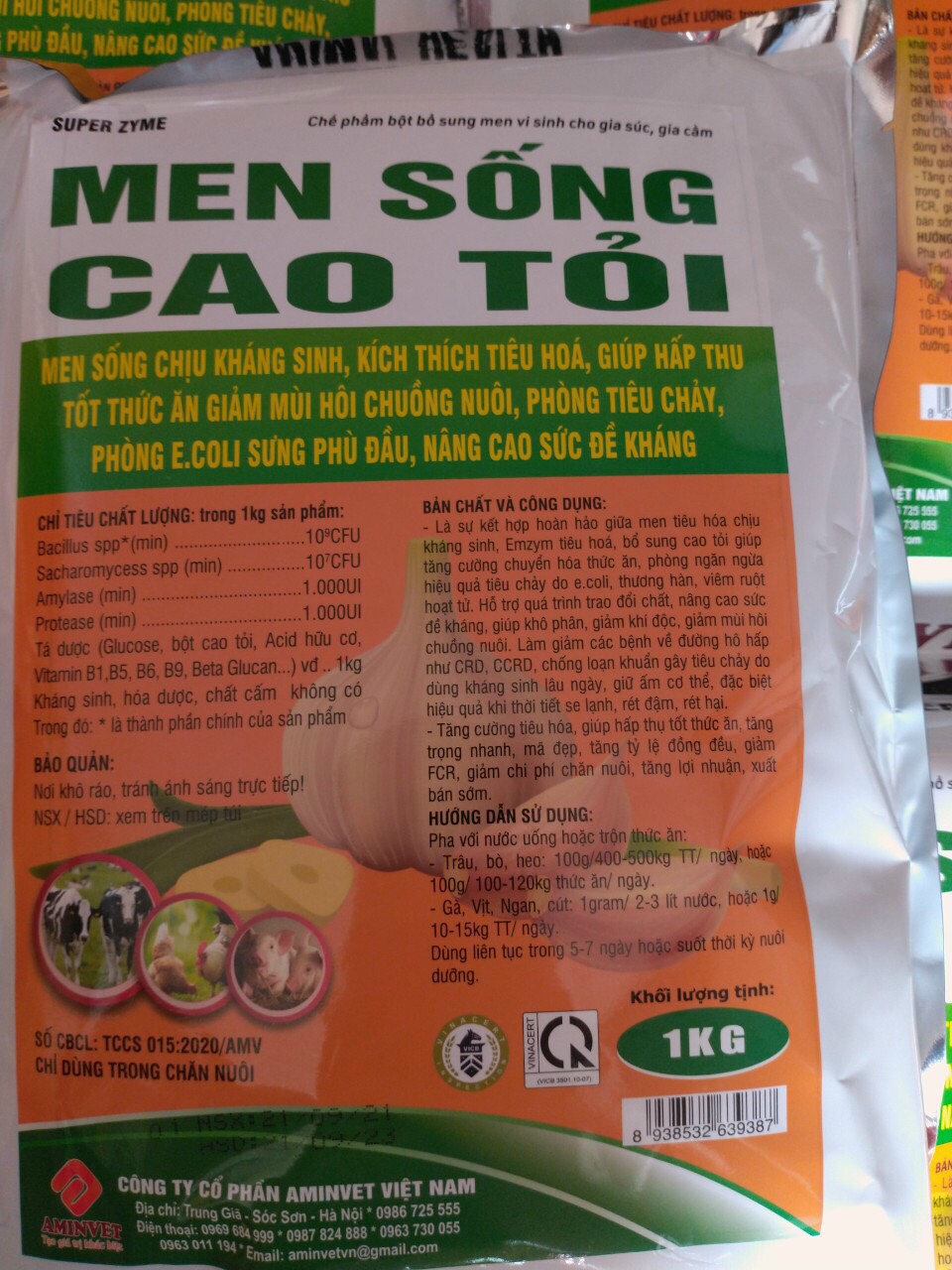 Men tỏi - chỉ dùng trong thú y (1kg)
