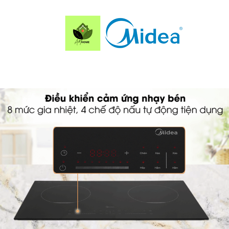 Bếp từ đôi/Bếp từ 2 vùng nấu MIDEA MC - ID3523