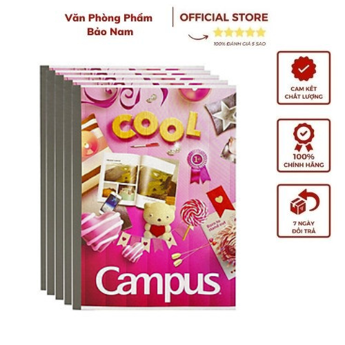 Vở campus kẻ ngang 200tr gif